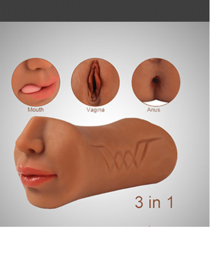 Sweetie 3-in-1 (Vagina + Ass + Mouth) Masturbator Toy for Men