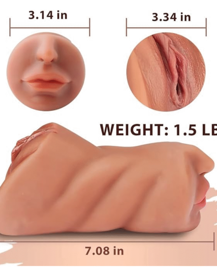 Sweetie 3-in-1 (Vagina + Ass + Mouth) Masturbator Toy for Men