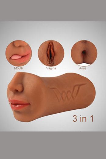 Adjoa 3 in 1 (Vagina + Ass + Mouth) Male Masturbator
